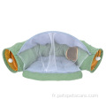 Pass pliable roulant du sac de couchage confortable tunnel de chat